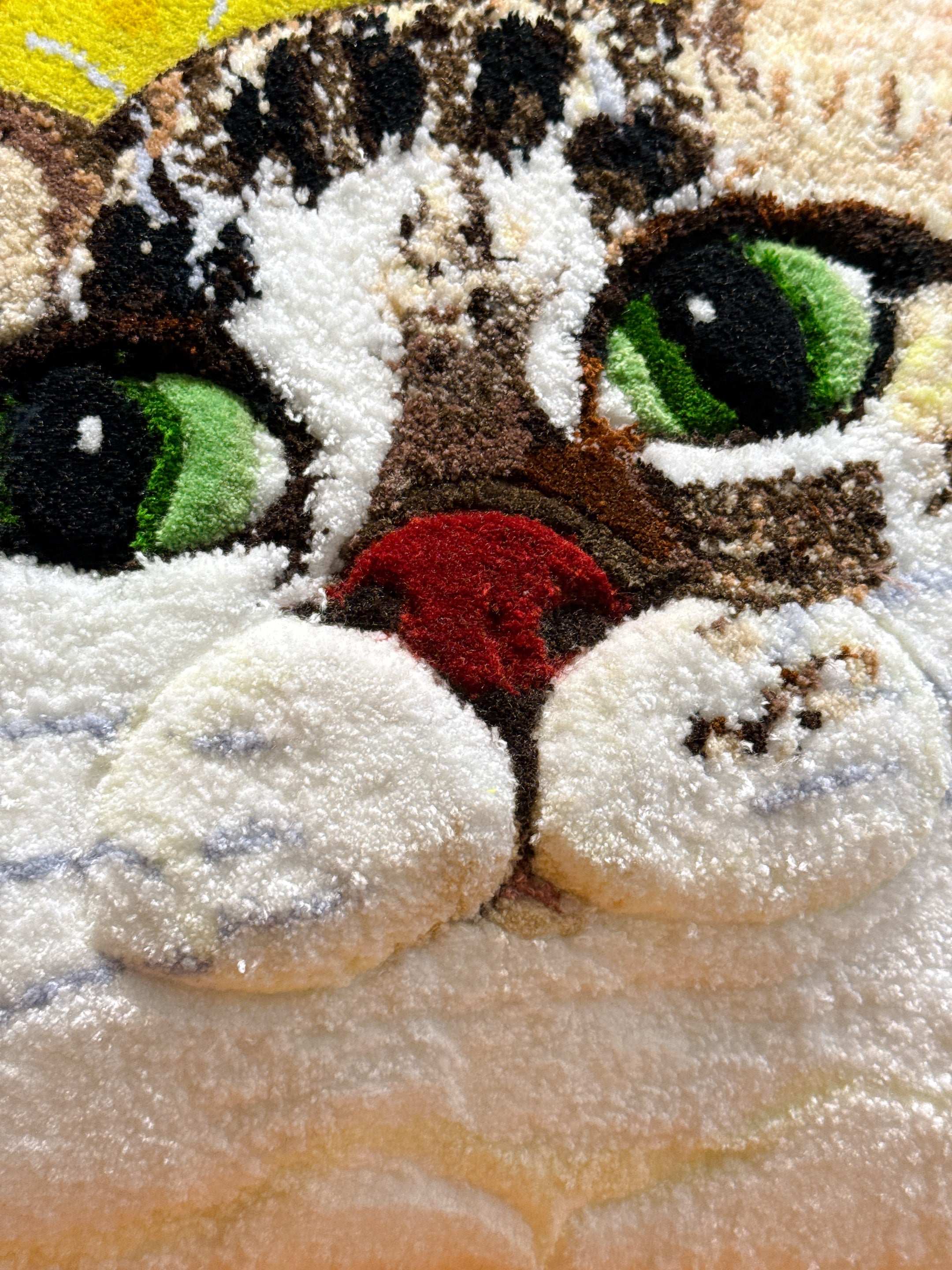 MY PET COLLECTION 寫實風 寵物地毯特厚手作地毯  客制化  (貓CAT)