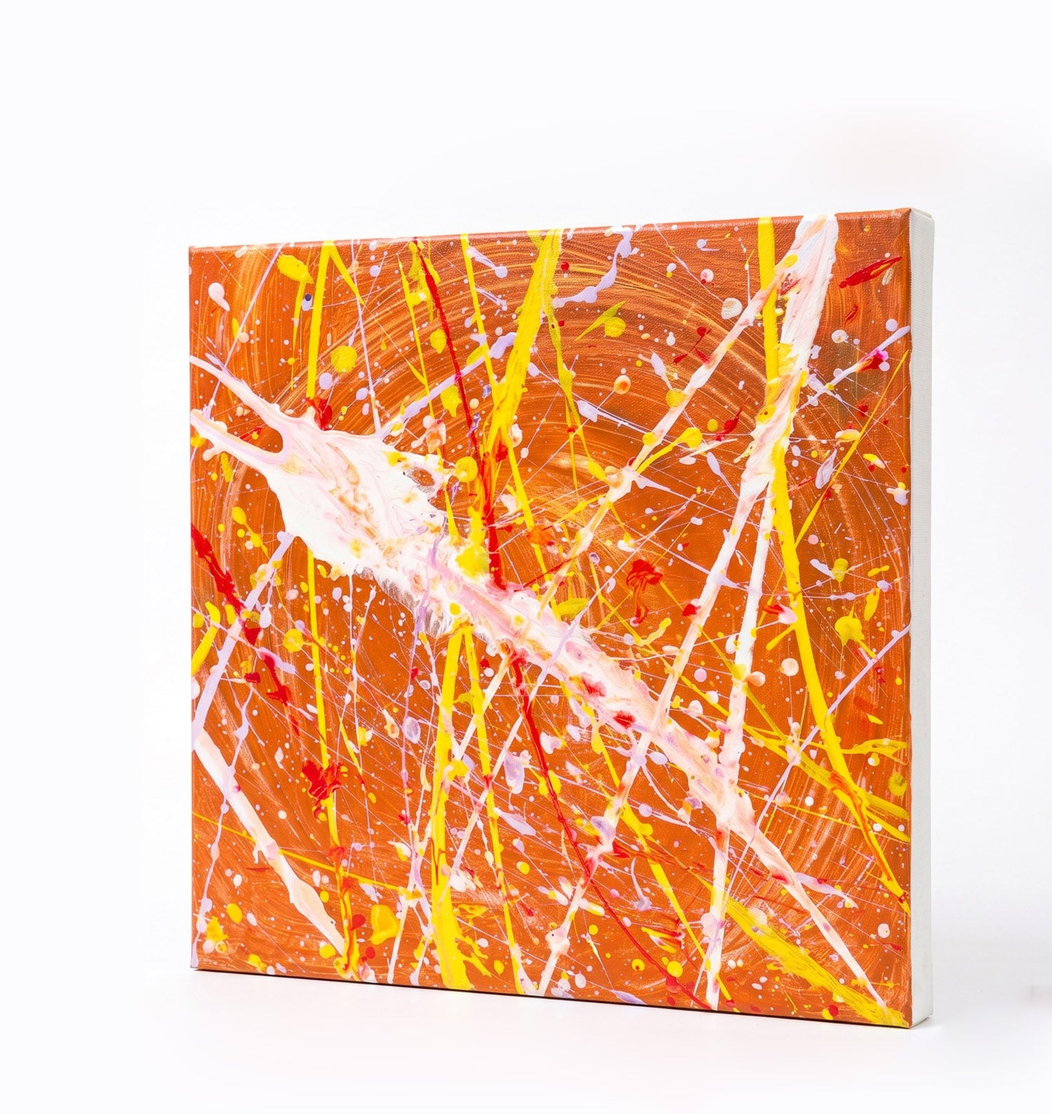 「 琥珀與蟹」Amber and Crustacean 動態藝術畫 40CM