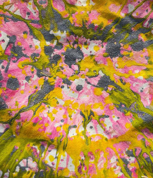 SPIN ART 藝術帆布包 「盛夏繁花」