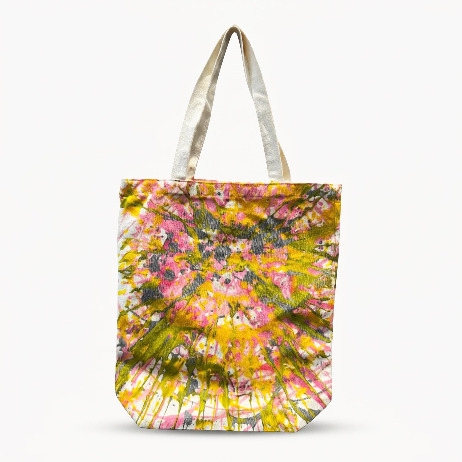 SPIN ART 藝術帆布包 「盛夏繁花」