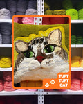 MY PET COLLECTION 寫實風 寵物地毯特厚手作地毯  客制化  (貓CAT)